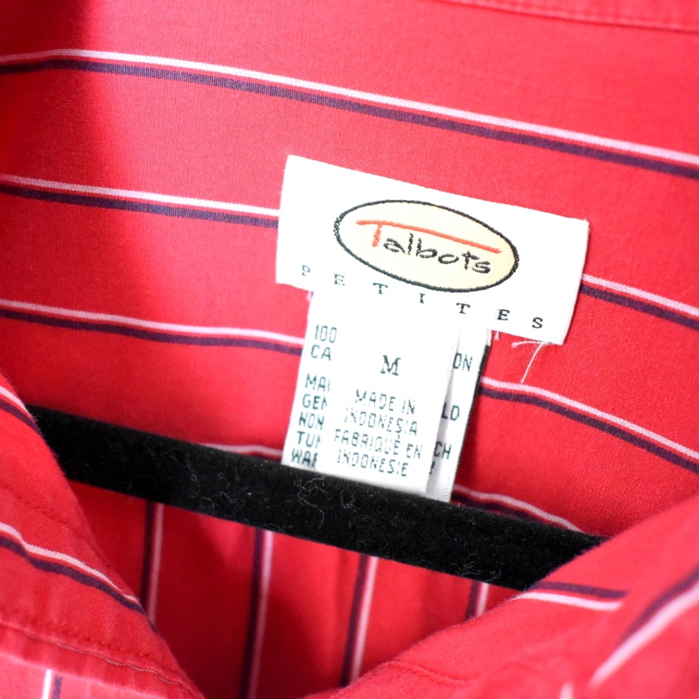 Red Striped Button Down - Picture 5 of 5